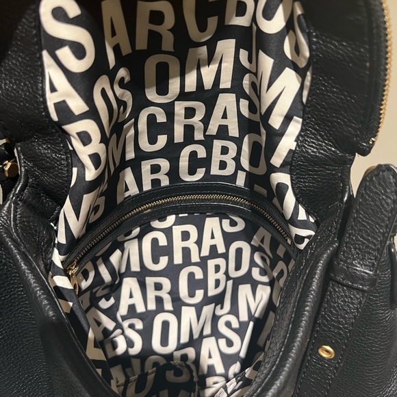 Marc Jacobs Natasha Black Crossbody Bag with Gold Details - Picture 8 of 12